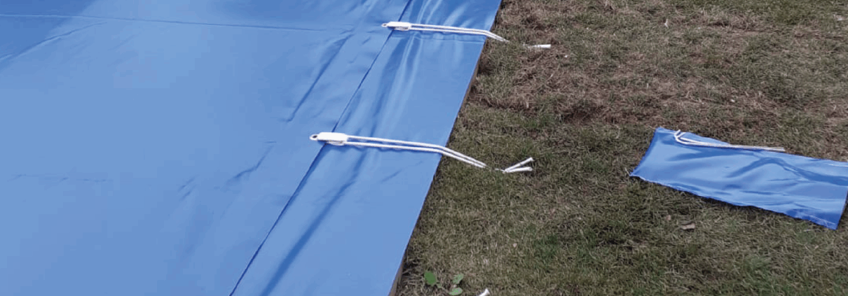 cubierta lona piscina