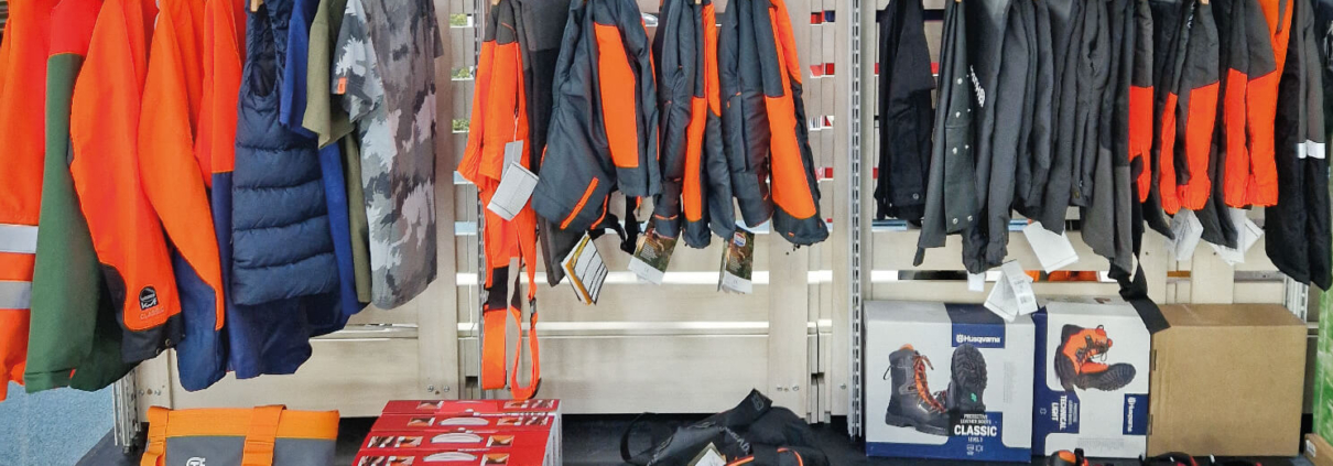 ropa y equipo EPI forestal